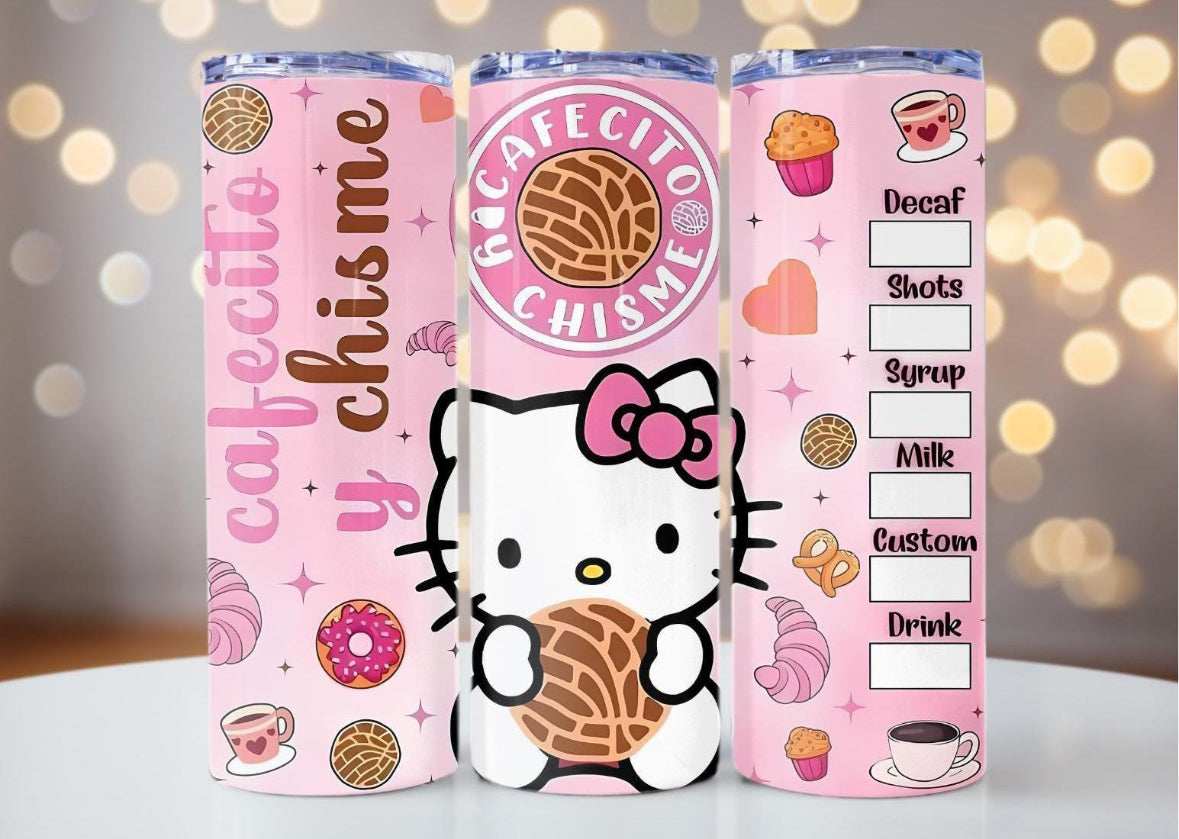 Cafecito y Chisme 20oz Tumbler